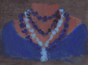 Meridiane Halsketten blau