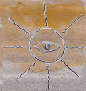 Energiebild Sonne mit Auge