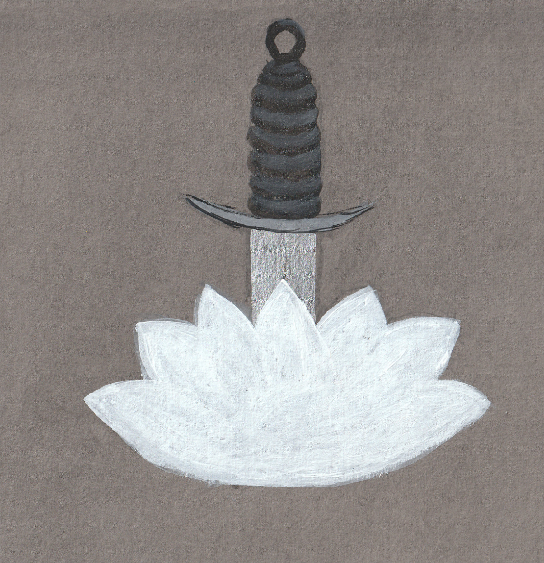 Lotus mit Schwert