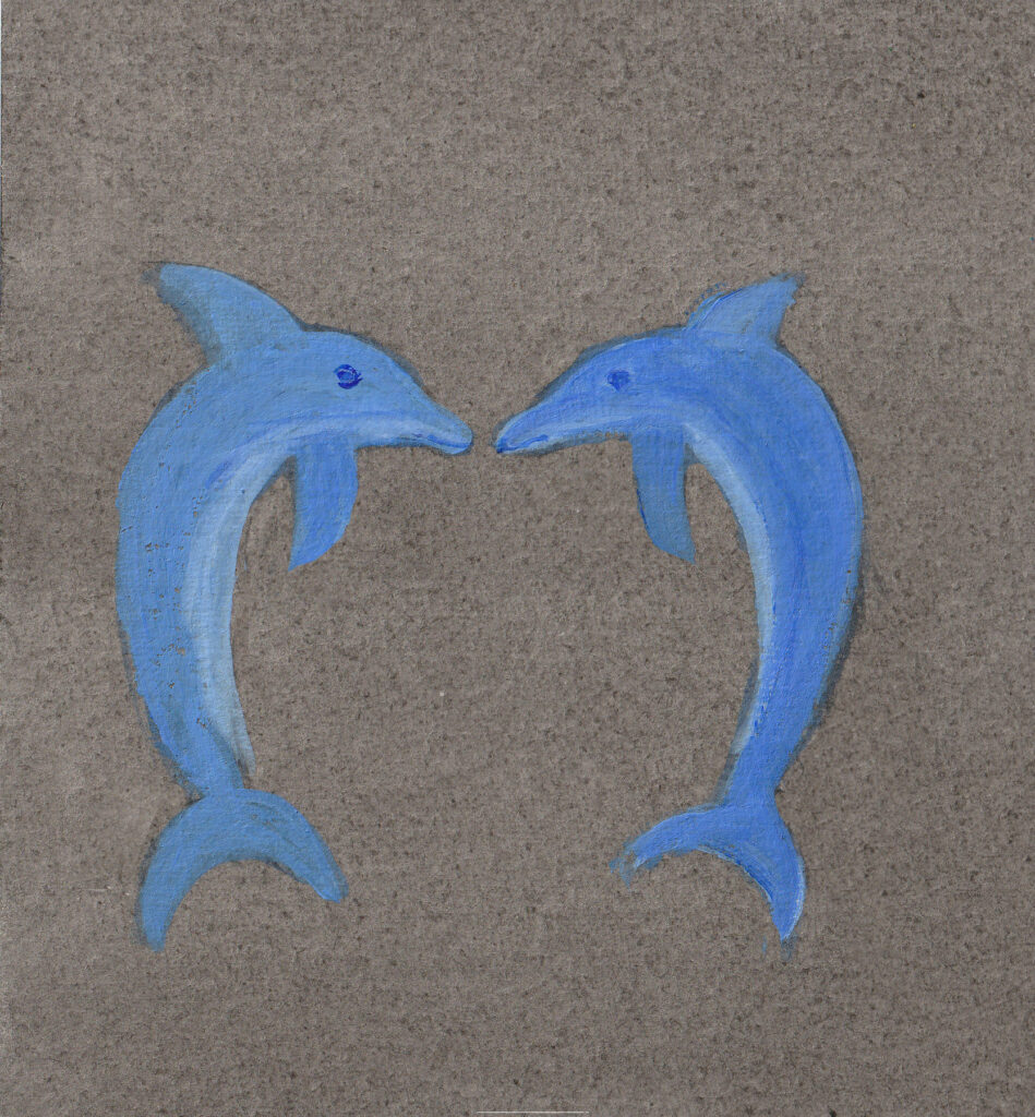 Zwei Delfine