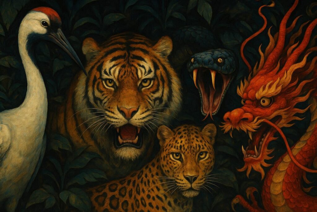 5 Tiere
